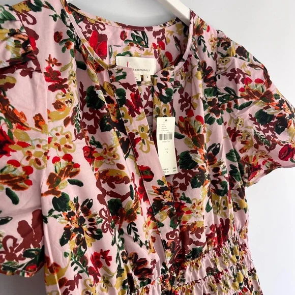 LAST ONE NWT Anthropologie The Somerset Cotton Maxi Dress size S - Picture 11 of 17